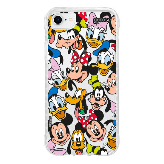Capinha para celular Mickey & Amigos - Patches de Rostinhos