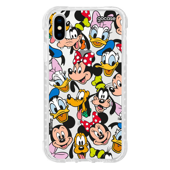 Capinha para celular Mickey & Amigos - Patches de Rostinhos