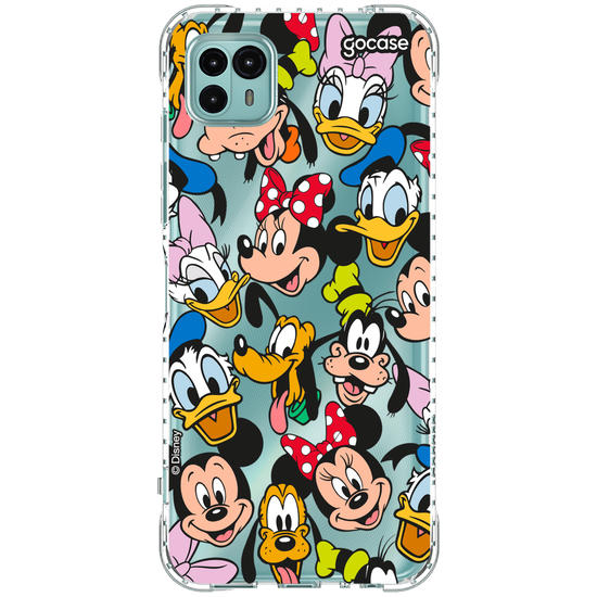 Capinha para celular Mickey & Amigos - Patches de Rostinhos