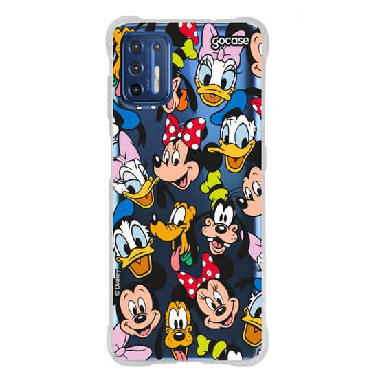Capinha para celular Mickey & Amigos - Patches de Rostinhos