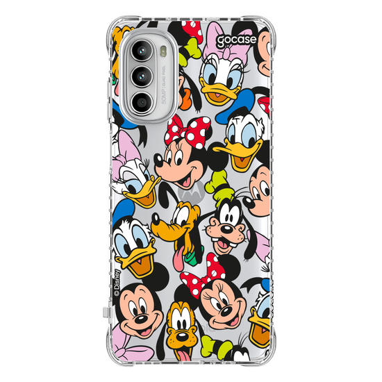 Capinha para celular Mickey & Amigos - Patches de Rostinhos