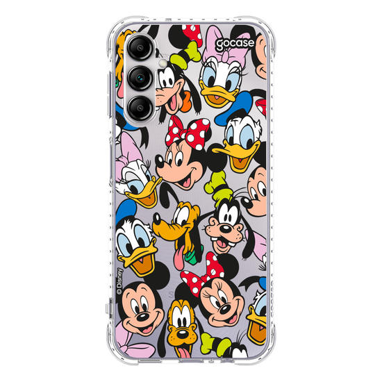 Capinha para celular Mickey & Amigos - Patches de Rostinhos