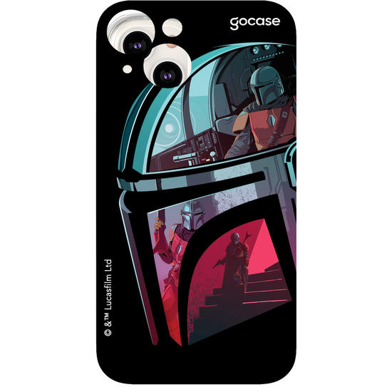 Capinha para celular Star Wars - The Mandalorian - Capacete Mandaloriano