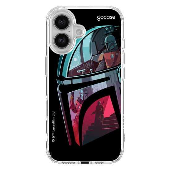 Capinha para celular Star Wars - The Mandalorian - Capacete Mandaloriano