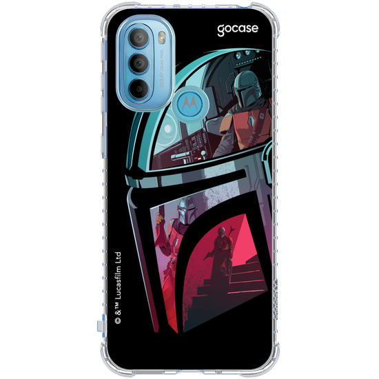 Capinha para celular Star Wars - The Mandalorian - Capacete Mandaloriano