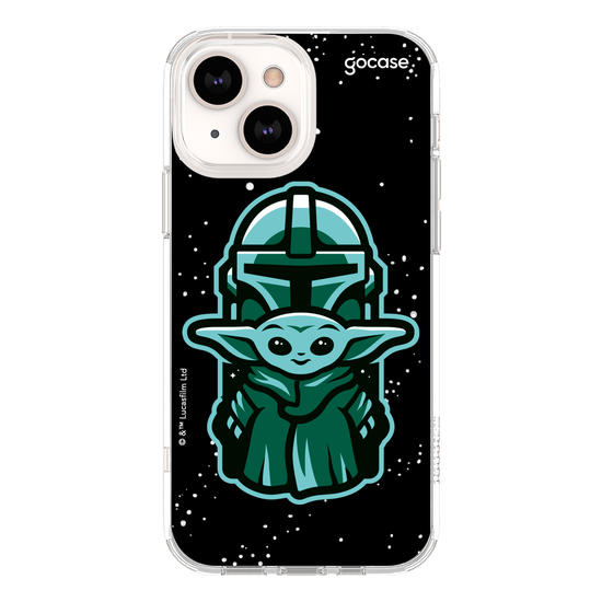 Capinha para celular Star Wars - The Mandalorian - Dupla Fofa Patch