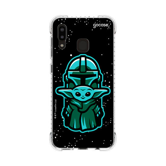Capinha para celular Star Wars - The Mandalorian - Dupla Fofa Patch