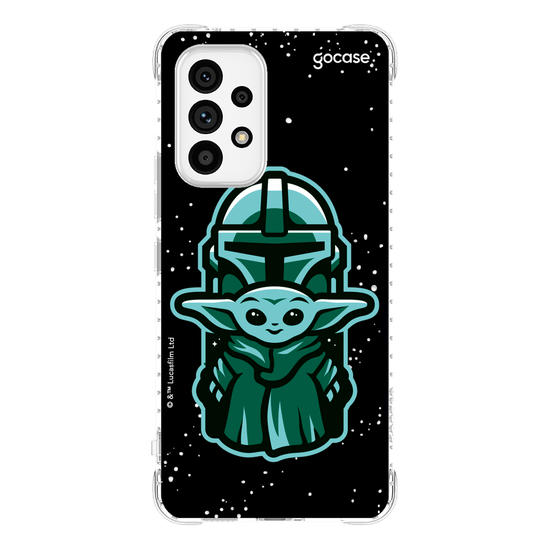 Capinha para celular Star Wars - The Mandalorian - Dupla Fofa Patch