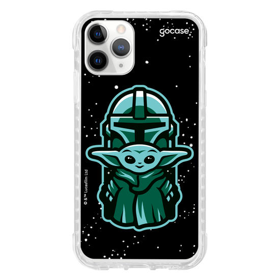 Capinha para celular Star Wars - The Mandalorian - Dupla Fofa Patch