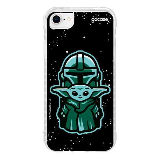 Capinha para celular Star Wars - The Mandalorian - Dupla Fofa Patch