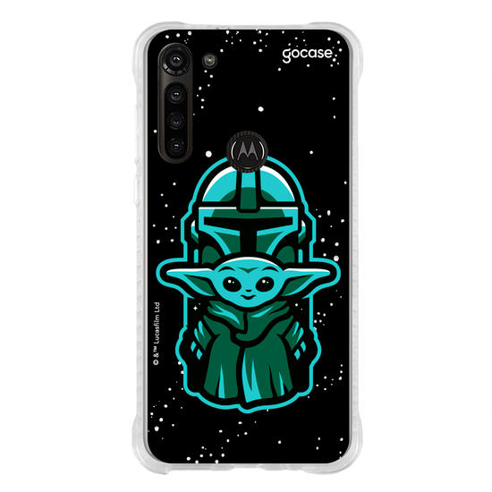 Capinha para celular Star Wars - The Mandalorian - Dupla Fofa Patch