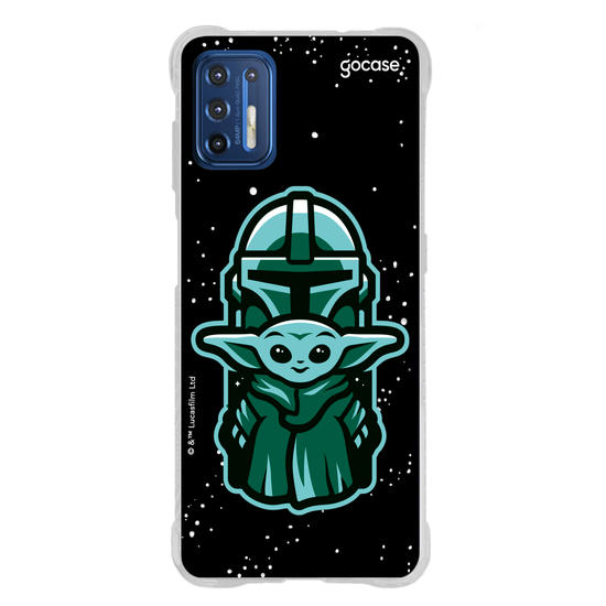 Capinha para celular Star Wars - The Mandalorian - Dupla Fofa Patch