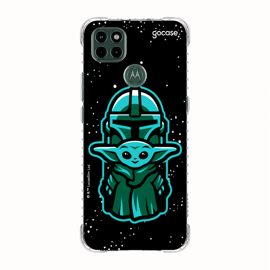Capinha para celular Star Wars - The Mandalorian - Dupla Fofa Patch