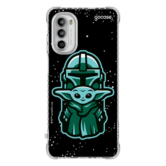Capinha para celular Star Wars - The Mandalorian - Dupla Fofa Patch
