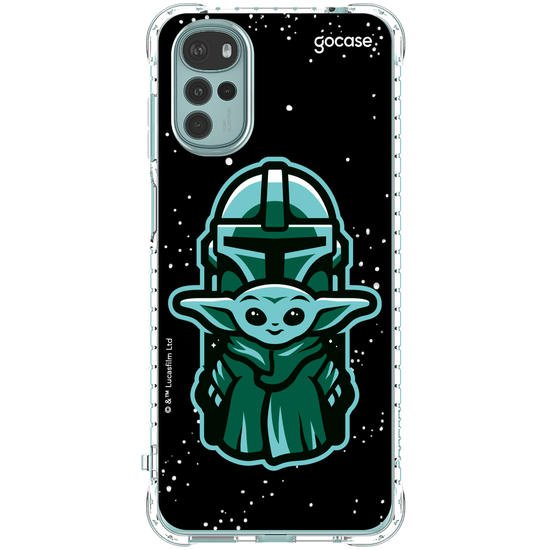 Capinha para celular Star Wars - The Mandalorian - Dupla Fofa Patch