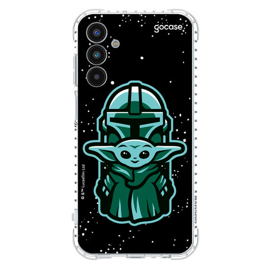 Capinha para celular Star Wars - The Mandalorian - Dupla Fofa Patch