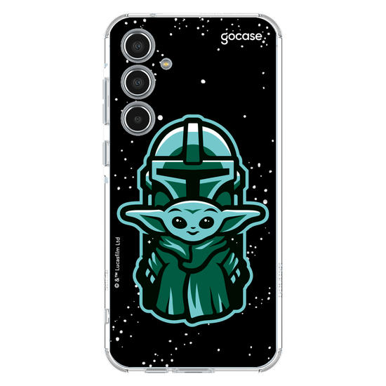 Capinha para celular Star Wars - The Mandalorian - Dupla Fofa Patch