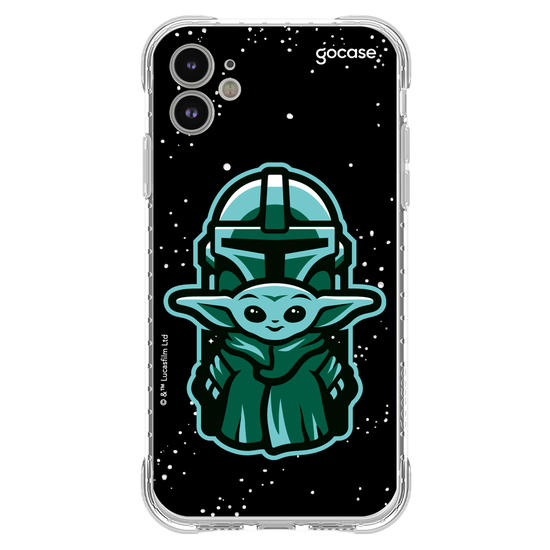 Capinha para celular Star Wars - The Mandalorian - Dupla Fofa Patch