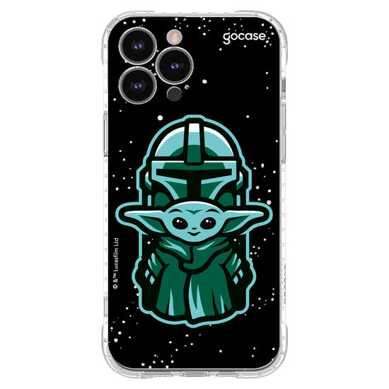 Capinha para celular Star Wars - The Mandalorian - Dupla Fofa Patch