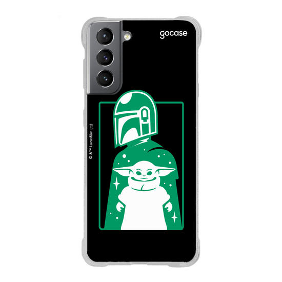 Capinha para celular Star Wars - The Mandalorian - Dupla Fofa Ícone