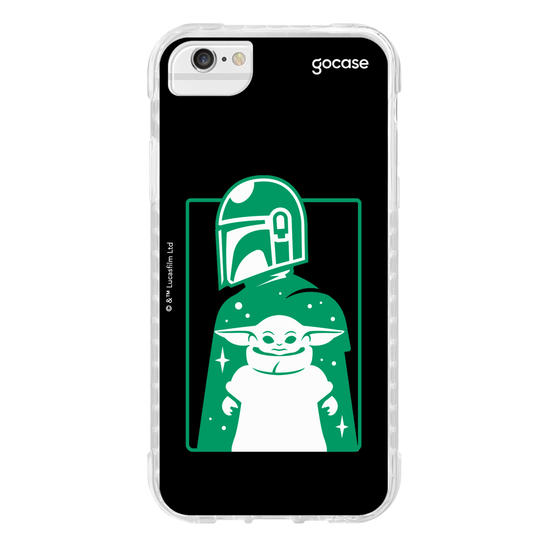 Capinha para celular Star Wars - The Mandalorian - Dupla Fofa Ícone