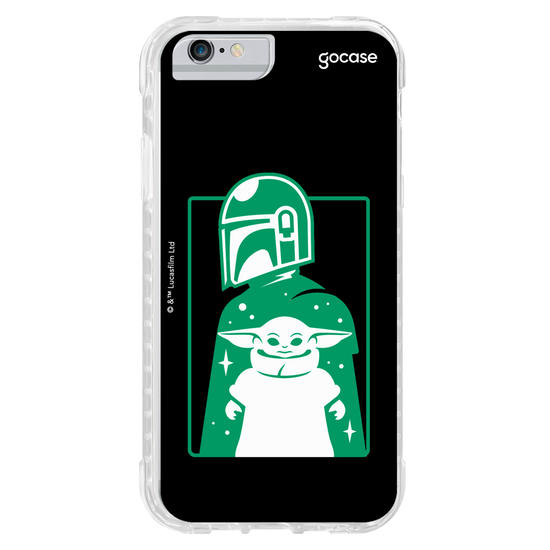 Capinha para celular Star Wars - The Mandalorian - Dupla Fofa Ícone