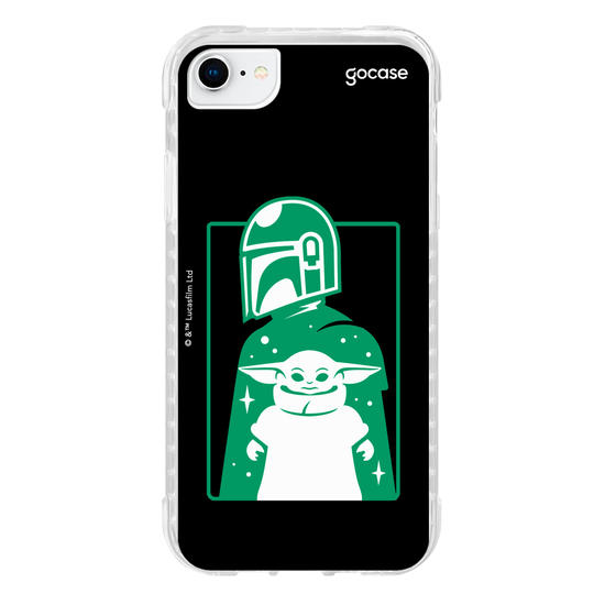 Capinha para celular Star Wars - The Mandalorian - Dupla Fofa Ícone