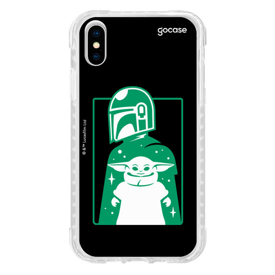 Capinha para celular Star Wars - The Mandalorian - Dupla Fofa Ícone