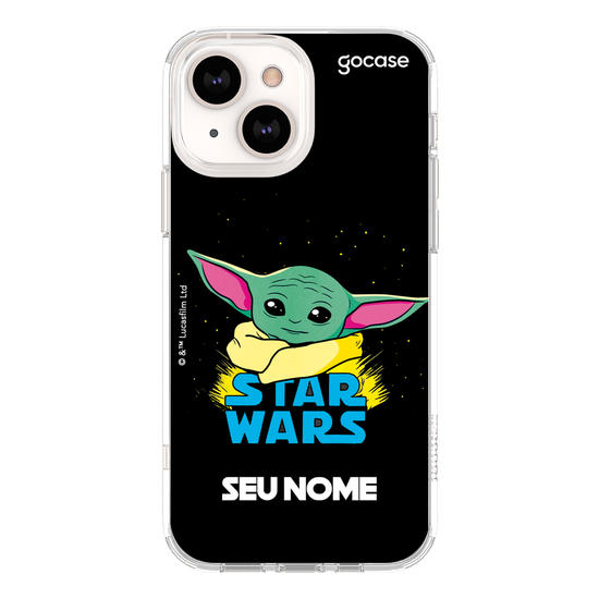 Capinha para celular Star Wars - The Mandalorian - Baby Yoda Cartoon