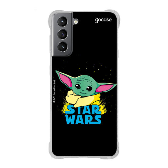 Capinha para celular Star Wars - The Mandalorian - Baby Yoda Cartoon