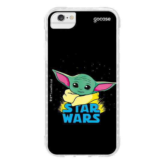 Capinha para celular Star Wars - The Mandalorian - Baby Yoda Cartoon