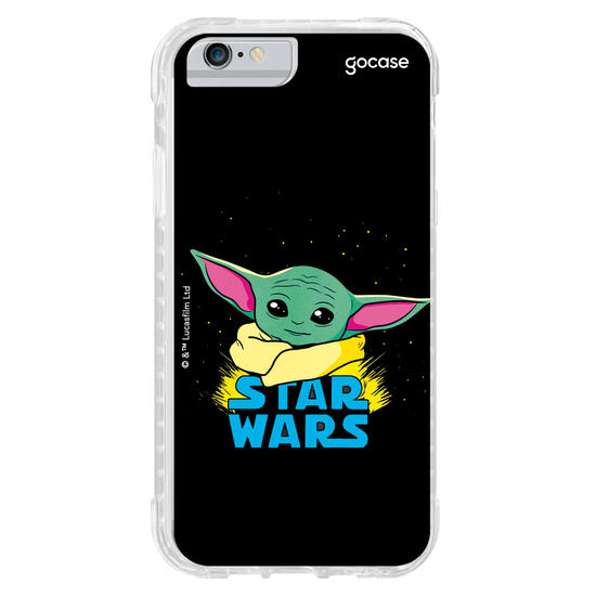 Capinha para celular Star Wars - The Mandalorian - Baby Yoda Cartoon
