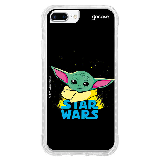 Capinha para celular Star Wars - The Mandalorian - Baby Yoda Cartoon