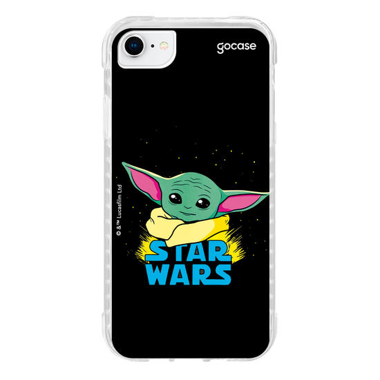 Capinha para celular Star Wars - The Mandalorian - Baby Yoda Cartoon