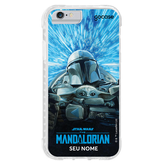 Capinha para celular The Mandalorian - Viagem Espacial