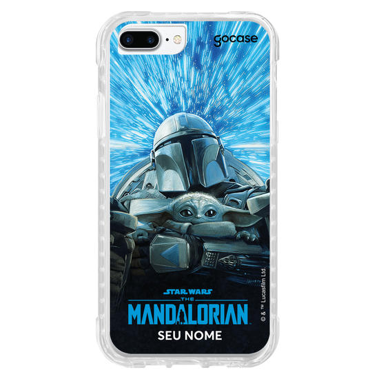 Capinha para celular The Mandalorian - Viagem Espacial