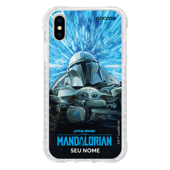 Capinha para celular The Mandalorian - Viagem Espacial