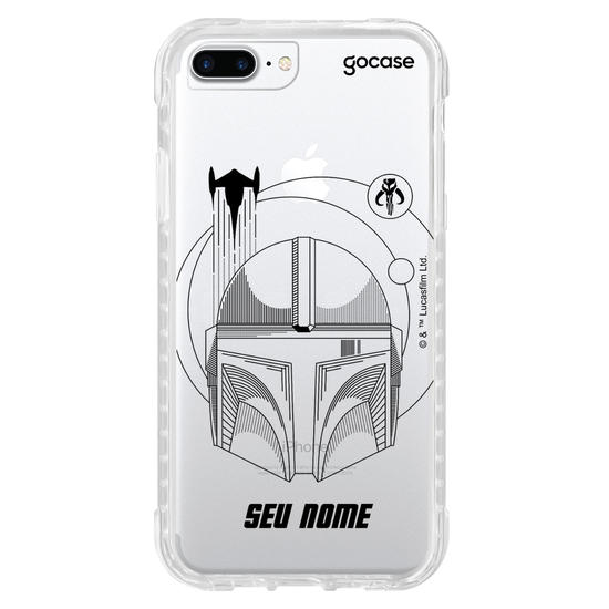 Capinha para celular The Mandalorian - Capacete