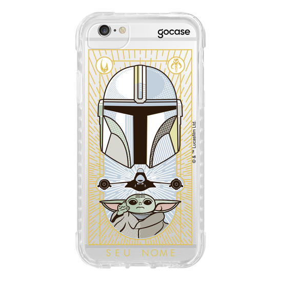 Capinha para celular The Mandalorian - Patches