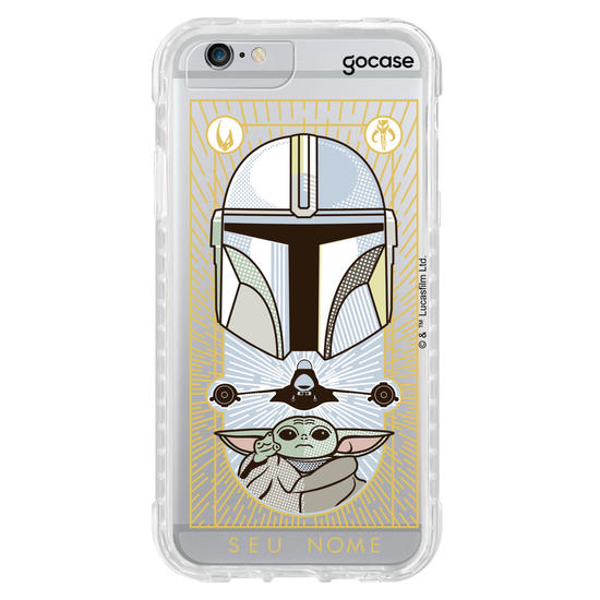 Capinha para celular The Mandalorian - Patches