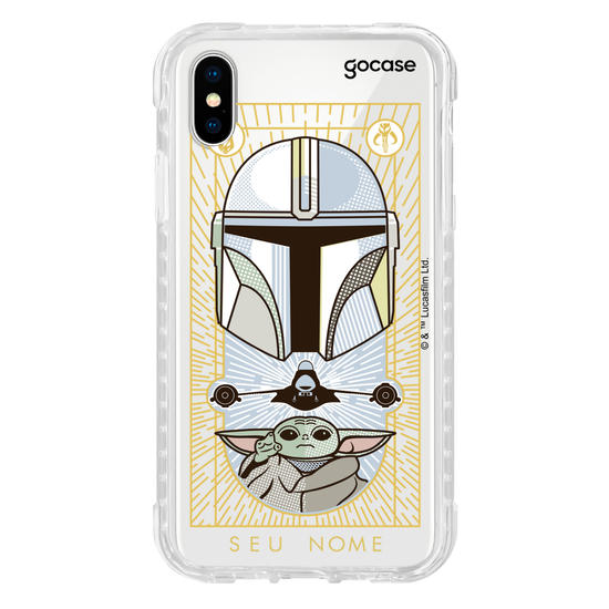 Capinha para celular The Mandalorian - Patches