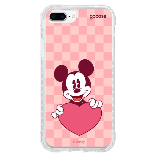 Capinha para celular Mickey & Amigos - Mickey Namorados Inicial