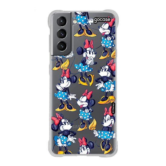 Capinha para celular Mickey & Amigos - Minnie Pattern