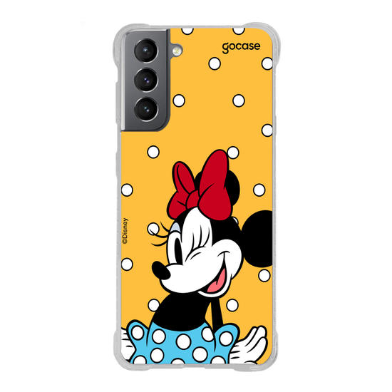 Capinha para celular Mickey & Amigos - Minnie Poá