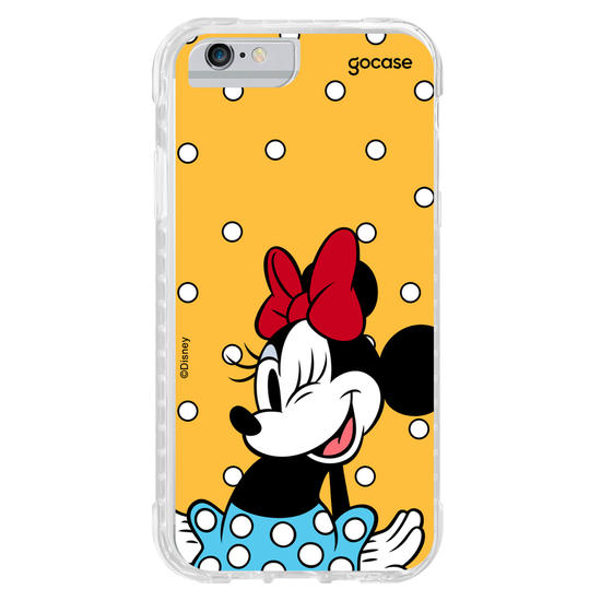 Capinha para celular Mickey & Amigos - Minnie Poá