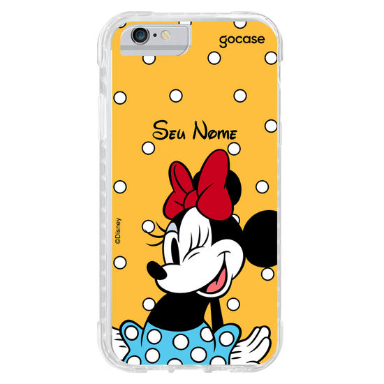 Capinha para celular Mickey & Amigos - Minnie Poá