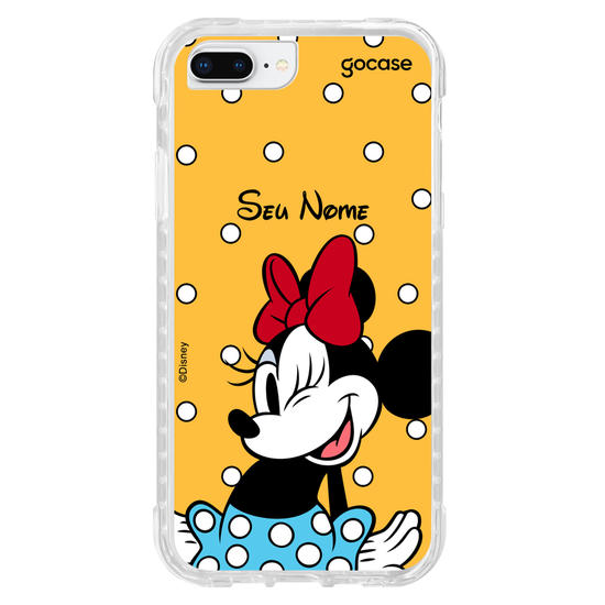 Capinha para celular Mickey & Amigos - Minnie Poá