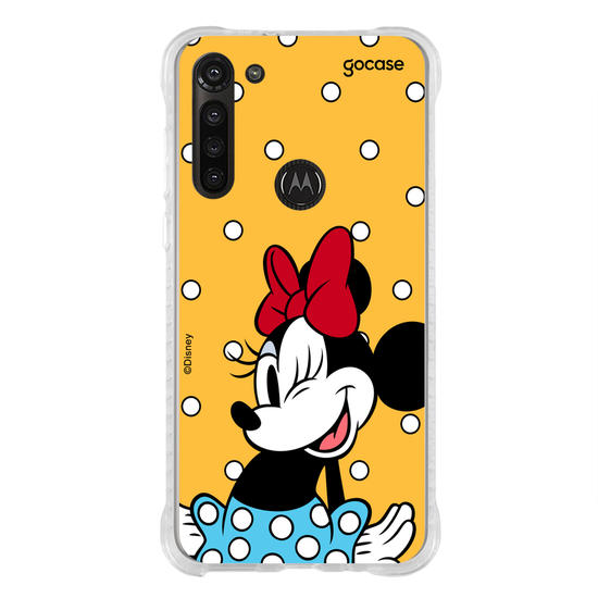 Capinha para celular Mickey & Amigos - Minnie Poá