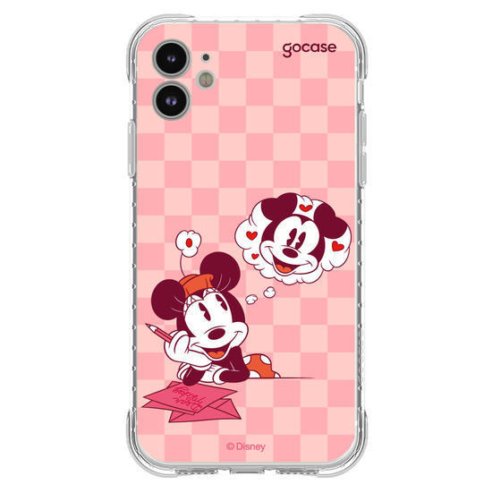 Capinha para celular Mickey & Amigos - Minnie Namorada