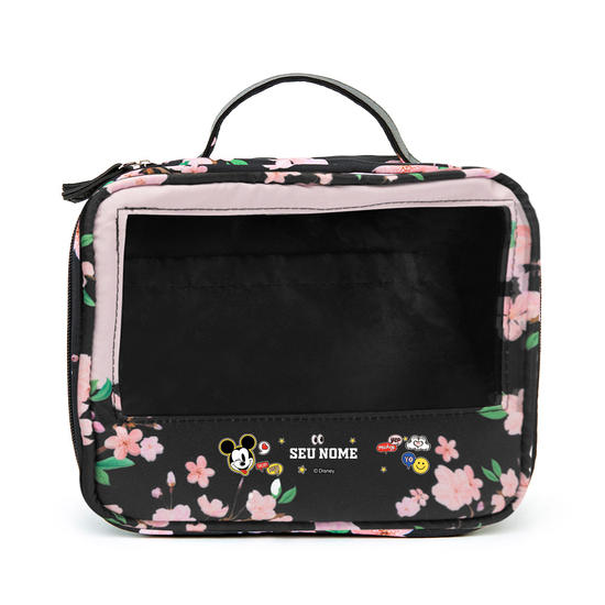  Necessaire Makeup Double - Classical Rose Black - Hey Mickey